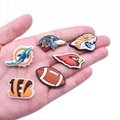 Sport Football Shoe Charm Accessories Decoration NFL Rugby Team Charms Pins