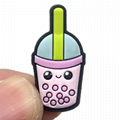  DIY Boba Milk Tea Coffee Cup Series Croc Shoe Charms