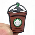  DIY Boba Milk Tea Coffee Cup Series Croc Shoe Charms