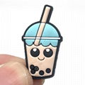  DIY Boba Milk Tea Coffee Cup Series Croc Shoe Charms