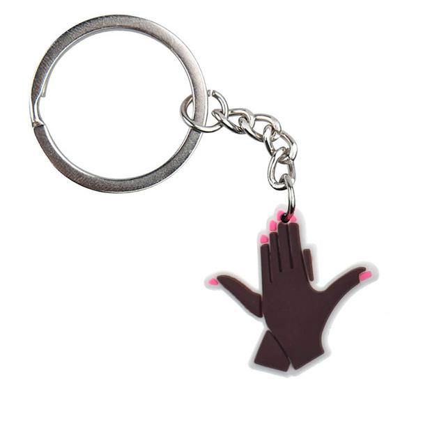 PVC Black Girl AKA Key Rings Sorority Alpha Kappy Alpha keychain 5