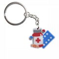  PVC Keychain Star Of Life Key Rings Star Of Life Key Holders