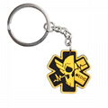  PVC Keychain Star Of Life Key Rings Star Of Life Key Holders