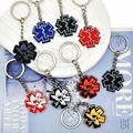  PVC Keychain Star Of Life Key Rings Star Of Life Key Holders