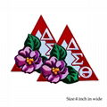  Wholesale Red Delta DST Dancer Chenille Iron on Embroidery Patch 13