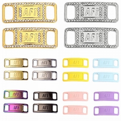  AF1 Diamond Shoe Charms Fashion Laces Buckle Quality Metal Shoelaces Decoration