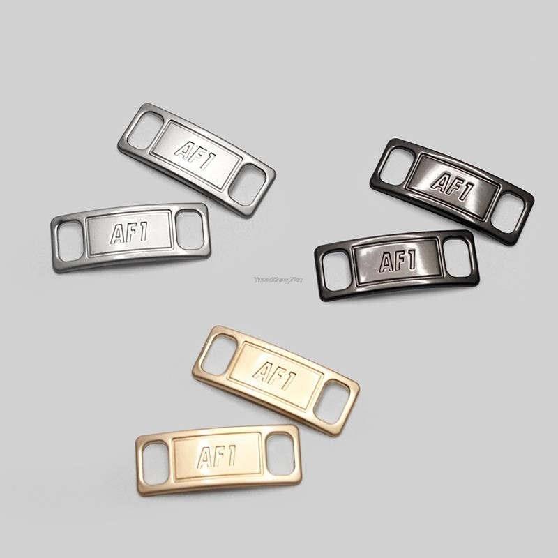  AF1 Diamond Shoe Charms Fashion Laces Buckle Quality Metal Shoelaces Decoration 4