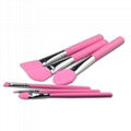 Silicone Brush kit for UV Resin Epoxy Art Crafting and Cream Makeup Brush 6