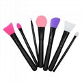 Cosmetic Tools 7pcs/pack Silicone Facial Mask Brush Set 