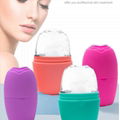 Silicone Ice Cube Roller Massager for Face