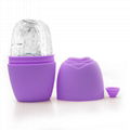 Silicone Ice Cube Roller Massager for Face