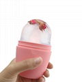 Silicone Ice Cube Roller Massager for Face