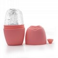 Silicone Ice Cube Roller Massager for Face