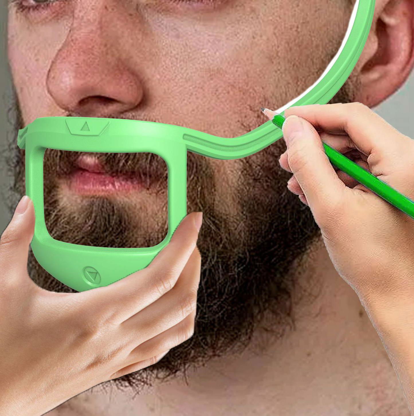 Silicone Beard Grooming Shaping Template Tool  3