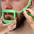 Silicone Beard Grooming Shaping Template Tool 