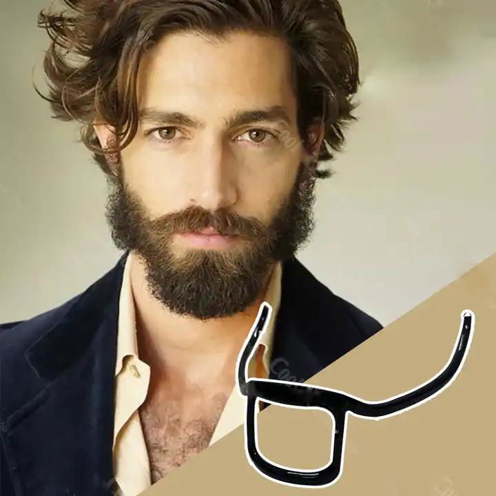 French Beard or Goatee Shaving Template  Beard Trimming Tool  2