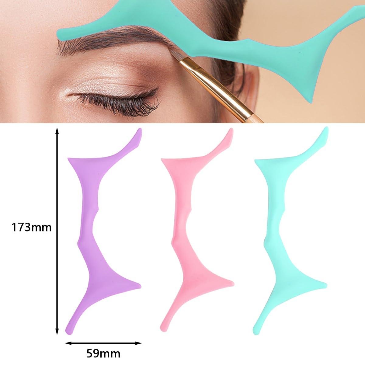 Silicone Eyebrow Stencil 6 in 1 Styles Eyebrow Template
