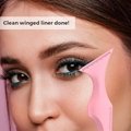  5 in 1 Silicone Eyeliner Stencils Reusable Clean Winged Liner for Eyes,