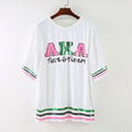  AKA Women Casual Fashion Bling long T-Shirts