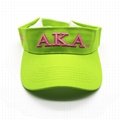 Delta Sigma Theta Embroidered Visor Cotton Outdoor Sport Running Golf Visor Hat