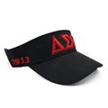 Delta Sigma Theta Embroidered Visor Cotton Outdoor Sport Running Golf Visor Hat