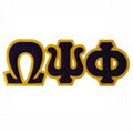 Greek Chenille letter patches Sorority Phi Beta Sigma royal chenille symbols