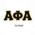 Embroidered Route 06 Alpha Phi Alpha Shield Fraternity & Sorority Patches 2