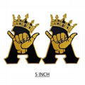 Embroidered Route 06 Alpha Phi Alpha Shield Fraternity & Sorority Patches