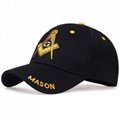 Mason Freemason Masonic Temple Adjustable Baseball Hat Cap