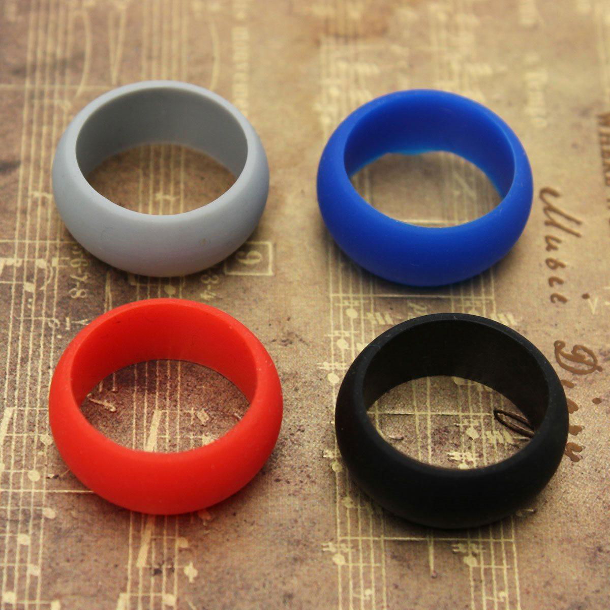 Silicone Band Rings for men women 4