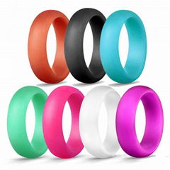 Silicone Rubber Wedding Ring for Women