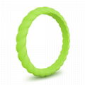 Stackable Braided Silicone Wedding Ring 11