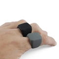  champion Square Silicone Rings Classic Original Rings for Men 8