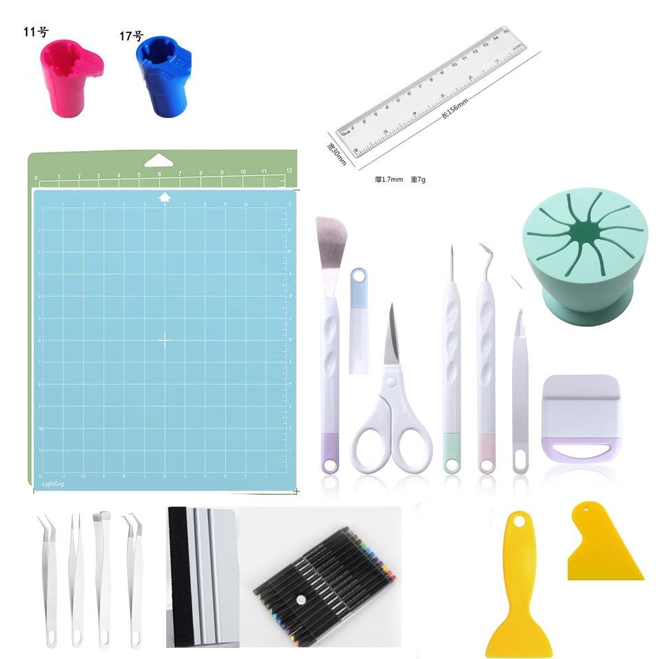 Cricut Vinyl Beginner Bundle Tool Kit, Craft Weeding Set for Starters