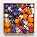 Halloween Wood Beads for Crafts-16mm