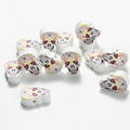 Halloween Wood Beads for Crafts-16mm 20mm 25mm Halloween Wooden Beads
