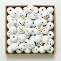 Christmas Snowman Wooden Bead Winter Wooden Bead