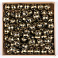 16mm Black White Checked Wood Beads for Handmade Jewelry