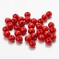 12mm Colorful Round Wooden Beads for Craft Round Paint Natural Wood Beads Loose  7