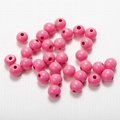 12mm Colorful Round Wooden Beads for Craft Round Paint Natural Wood Beads Loose  8