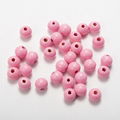 12mm Colorful Round Wooden Beads for Craft Round Paint Natural Wood Beads Loose  10