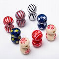 Wooden Christmas Beads Decoration Christmas Bead String DIY Decoration Accessori 6