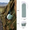 Silicone Foldable Travel Water Bottle Cup for Gym Camping Hiking Travel Sports 5