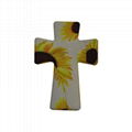 Printed Cross Focal Silicone Beads Baby Chewable Diy Jewelry Pacifier Chain 