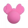 Silicone Cartoon Beads Cute micky Minnie Silicone Focal Loose Beads Accessory