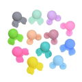 Silicone Cartoon Beads Cute micky Minnie Silicone Focal Loose Beads Accessory