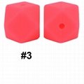 Wholesale Loose Beads Baby Chew Octagonal Silicone Teething Beads for Jewelry  10