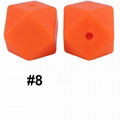 Wholesale Loose Beads Baby Chew Octagonal Silicone Teething Beads for Jewelry  11