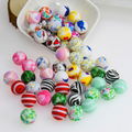 Silicone Beads for Keychain Making Pacifier Clips Kit Teething Rubber Round bead 5