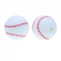 Round Silicone Beads Sports Series Baseball Volleyball Football Soccer Print 